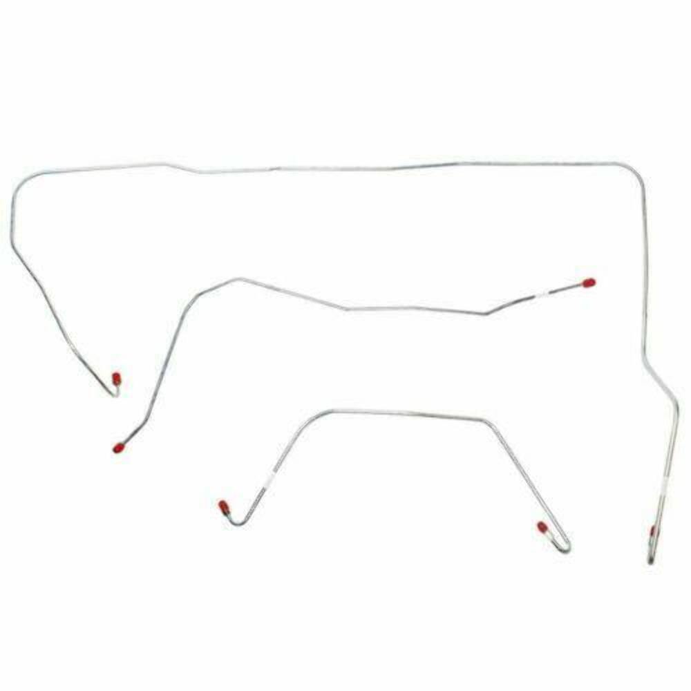 1963-64 Ford Thunderbird Front Brake Line Kit w/ Power Brakes 3 Piece SKT6301OM - Front Lines Car Part People