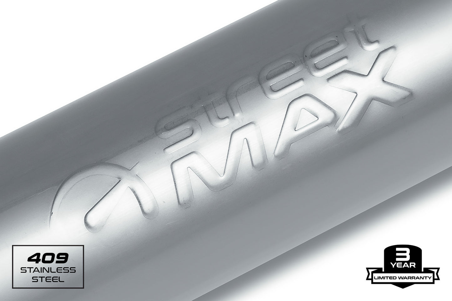 Fits 1985-1986 GMC C1500 Straight Through Muffler-Stainless SM10435-JHPR
