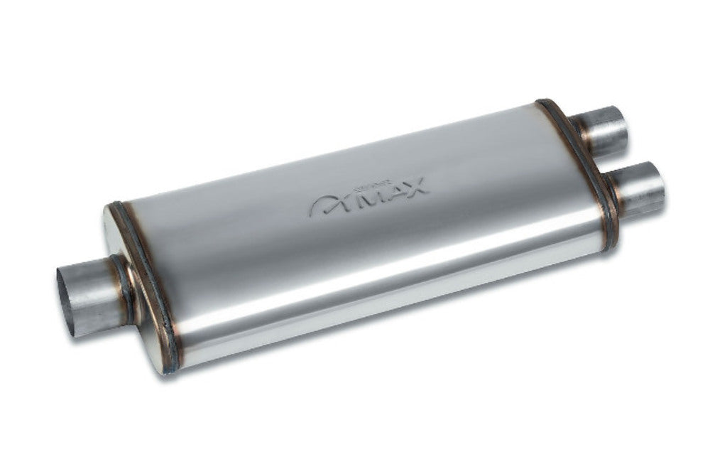 Fits 1980-86 GMC K1500 Suburban Straight Through Muffler-Stainless SM11585-JHPR