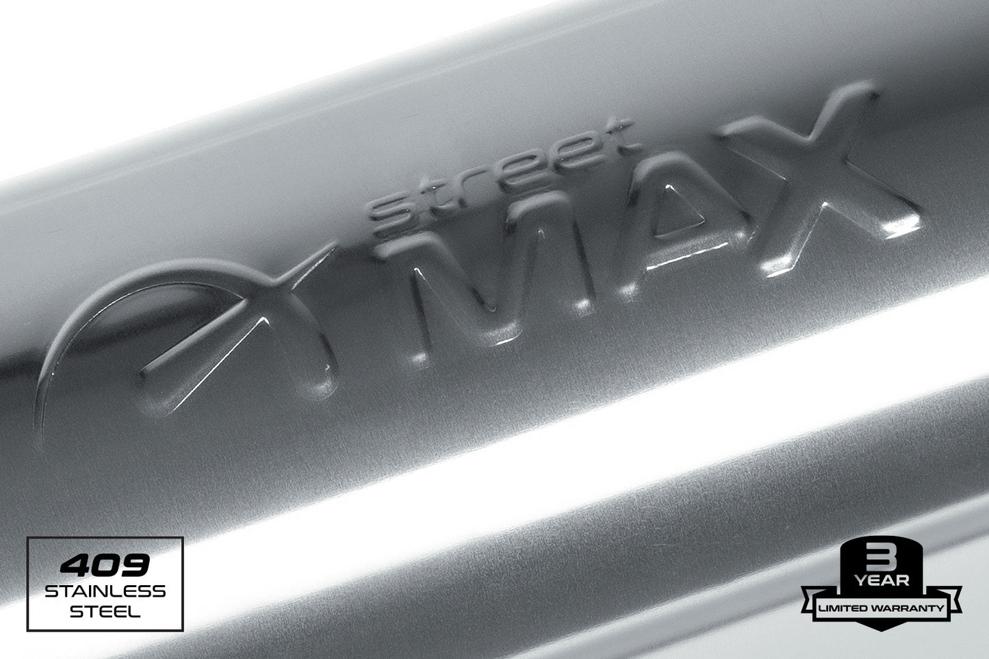 Fits 1970-1972 Dodge Challenger Straight Through Muffler-Stainless SM12616-JHPR