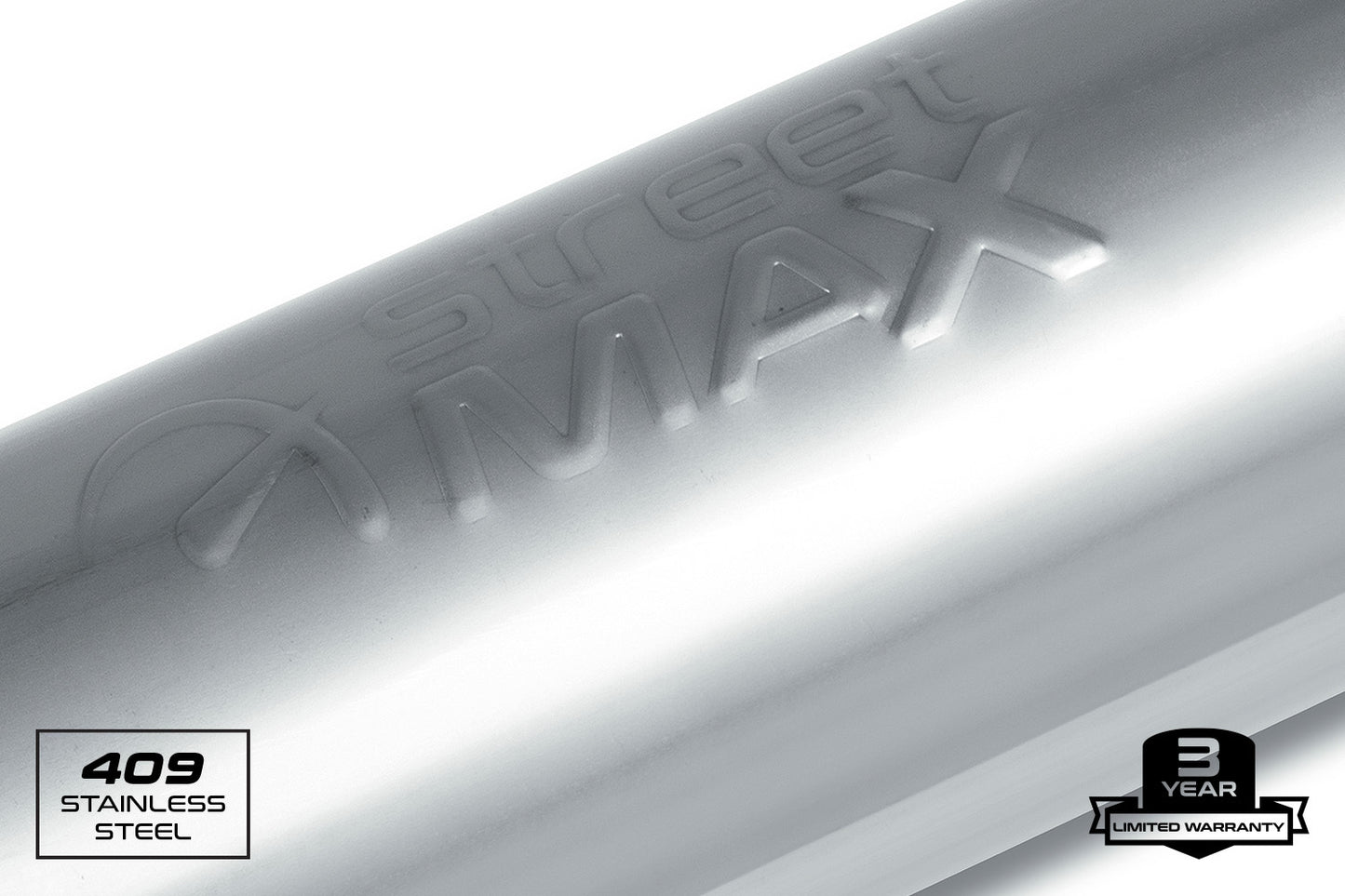 Fits 1984-2001 Jeep Cherokee Straight Through Muffler-Stainless SM12645-JHPR