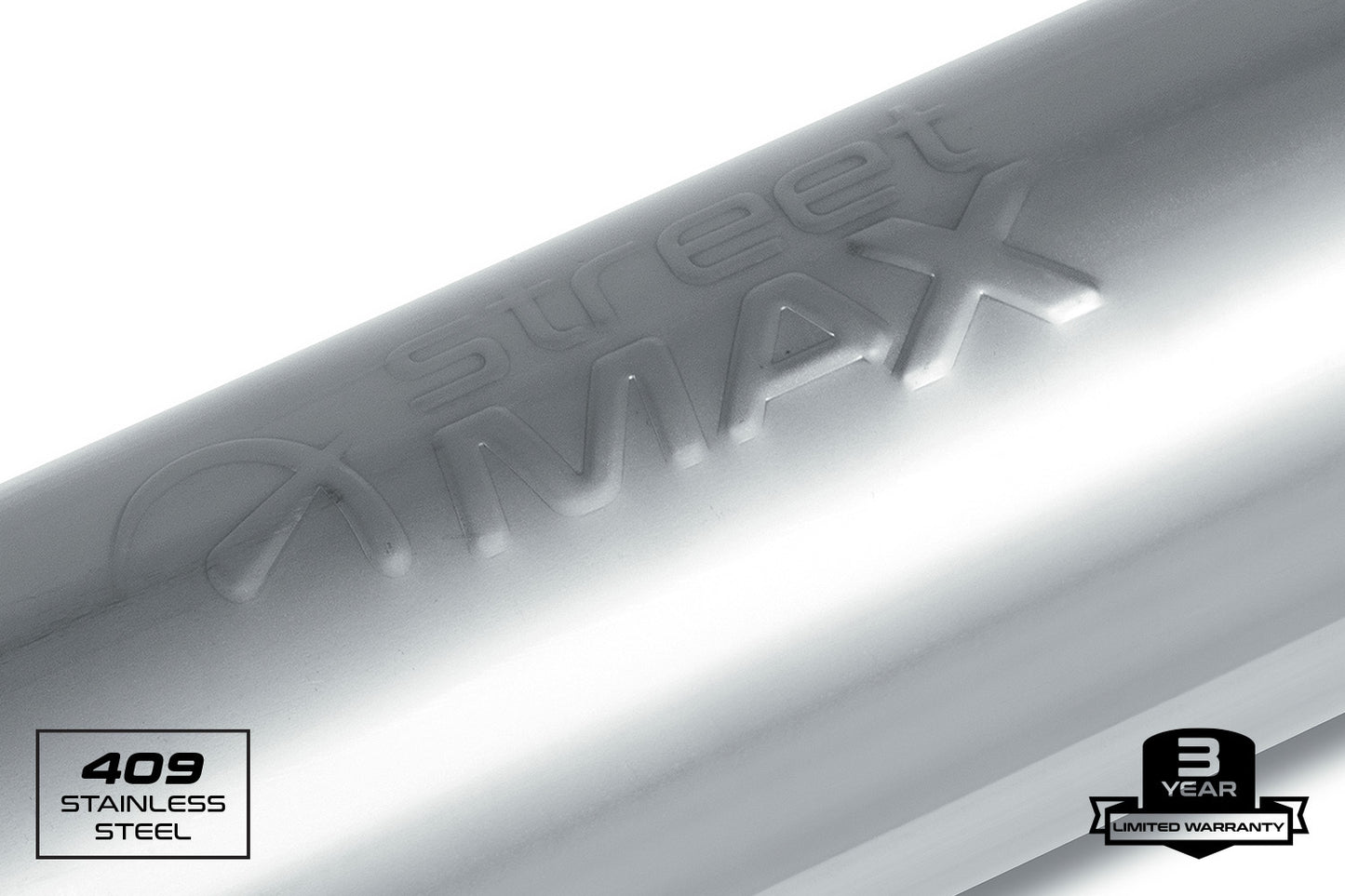Fits 1984-1986 GMC C1500 Straight Through Muffler-Stainless SM12649-JHPR