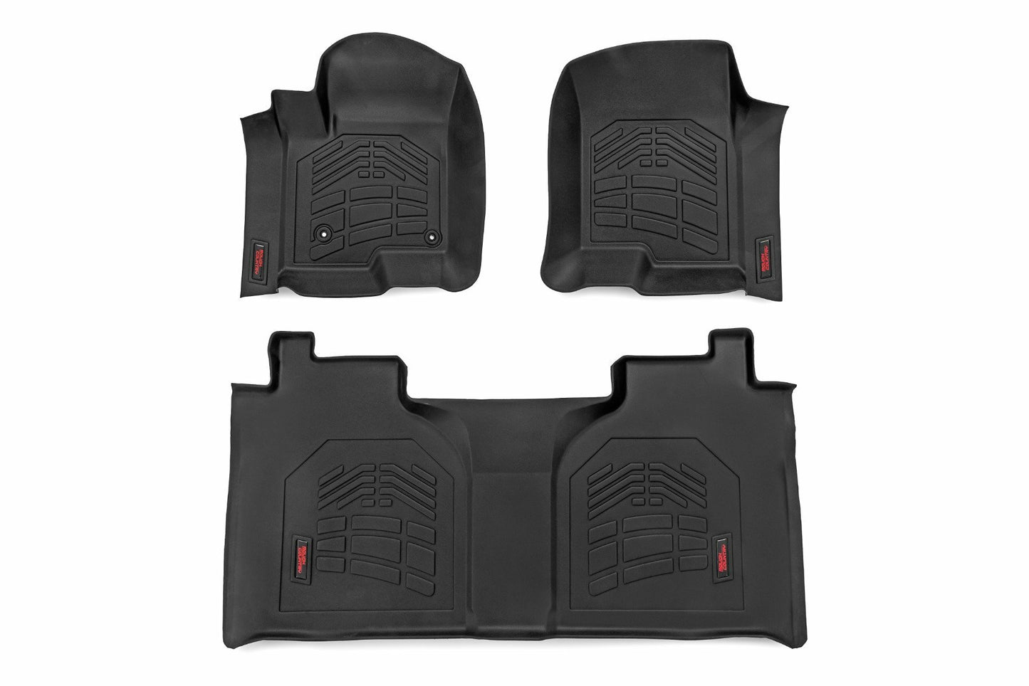 Fits Chevy 1500/2500HD(19-24) Sure-Fit Floor Mats FR & RR FR Bucket Crew SM21612