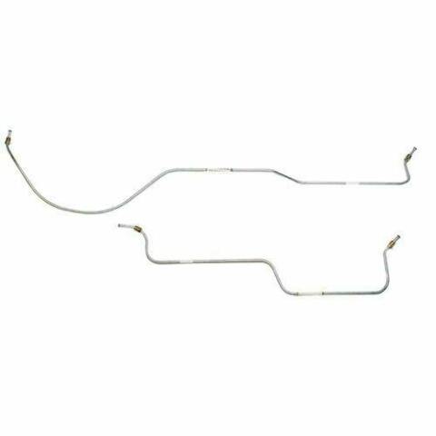 1964-66 Ford Thunderbird Rear Axle Brake Lines 2 Set Stainless - SRA6401SS