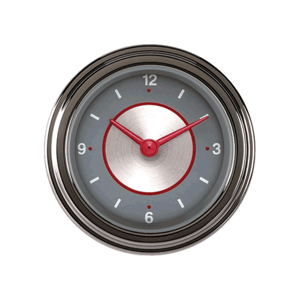 Silver Series 2 1/8" Clock SS90SLF