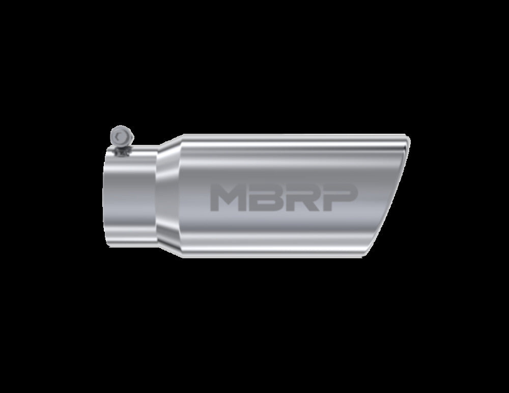 5" Angled Rolled End Armor Pro Tip - T5051 - Exhaust Tips Car Part People