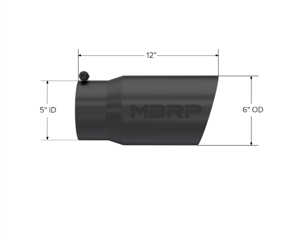 6" Armor BLK Tip - T5074BLK