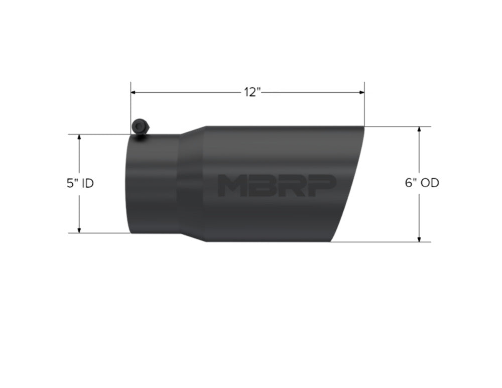 6" Armor BLK Tip - T5074BLK