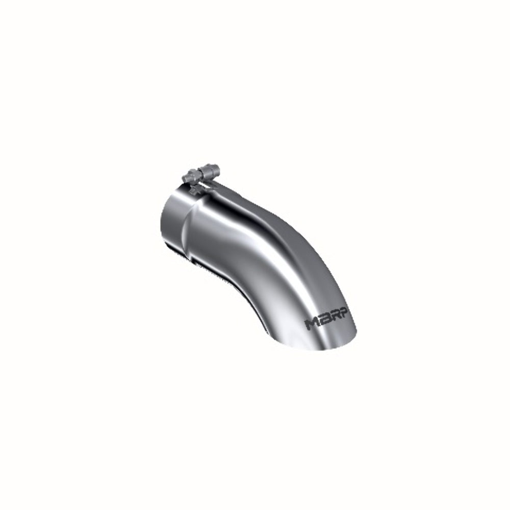 Tip; 4in. O.D. Turn Down 4in. inlet 12in. length; T304 - T5081 - Exhaust Tips Car Part People