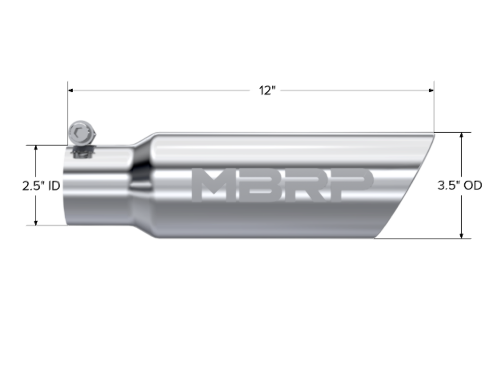 Tip; 3in. O.D. Dual Wall Angled 2in. inlet 12in. length; T304 - T5106