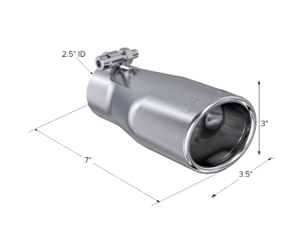 Tip; 3 in. O.D. Oval 2in. inlet 7 1/16in. length; T304 - T5116