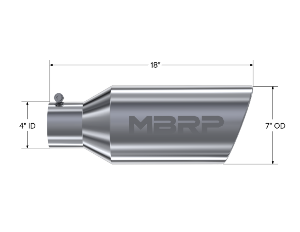7" EXHAUST TIP - T5126
