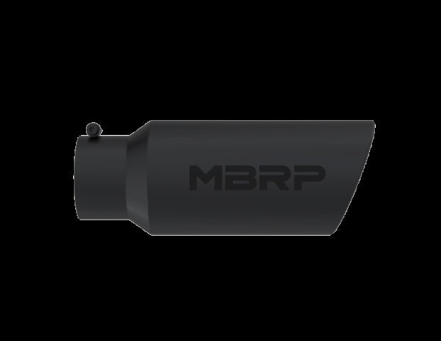 Tip; 7in. O.D.; Rolled End; 5in. inlet 18in. in length; Black Coated - T5127BLK