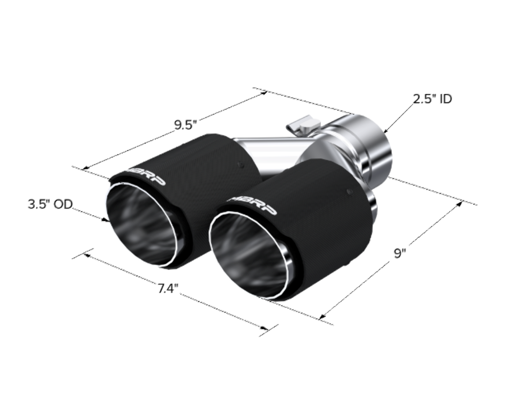 Exhaust Carbon Fiber Tip - T5170CF