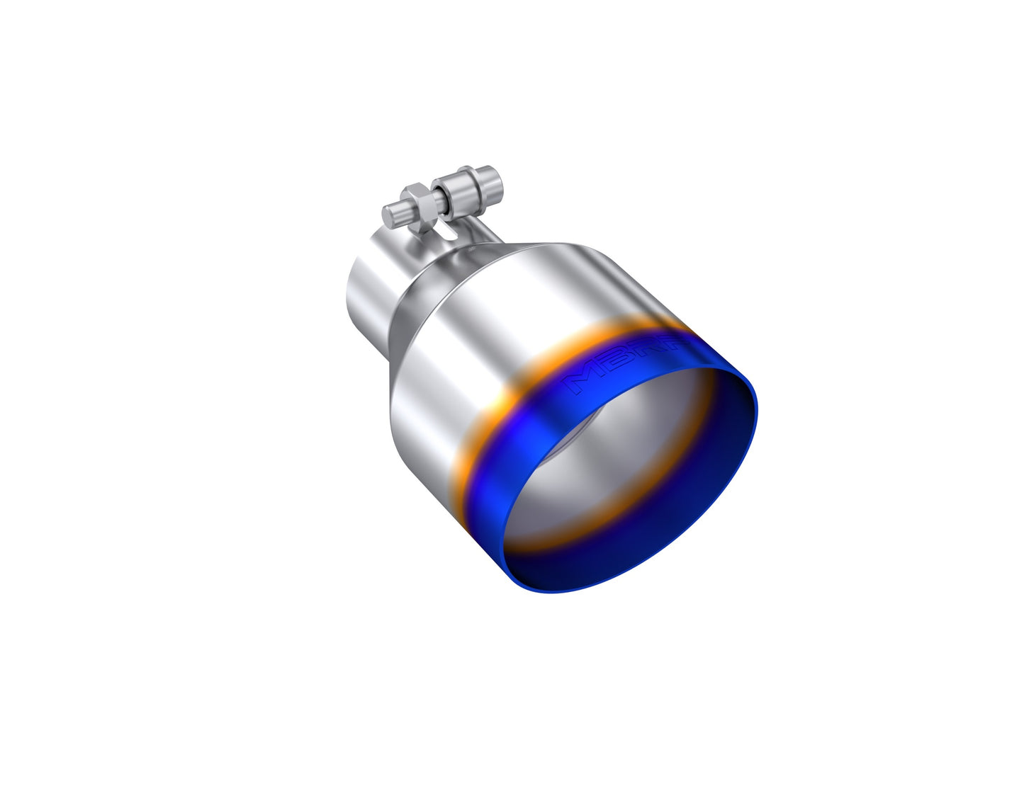 Tip; 4.5" OD Out; 2.5" ID; 6.5" Length; Angle Cut; Single Wall; T304 BE T5191BE - Exhaust Tips Car Part People