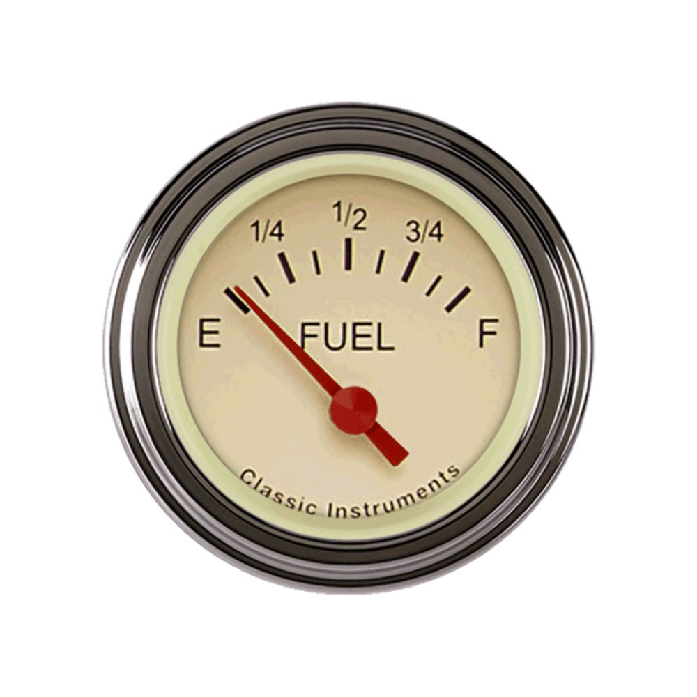Tetra Series, Tan Fuel Gauge 240-33 TE09TSLF