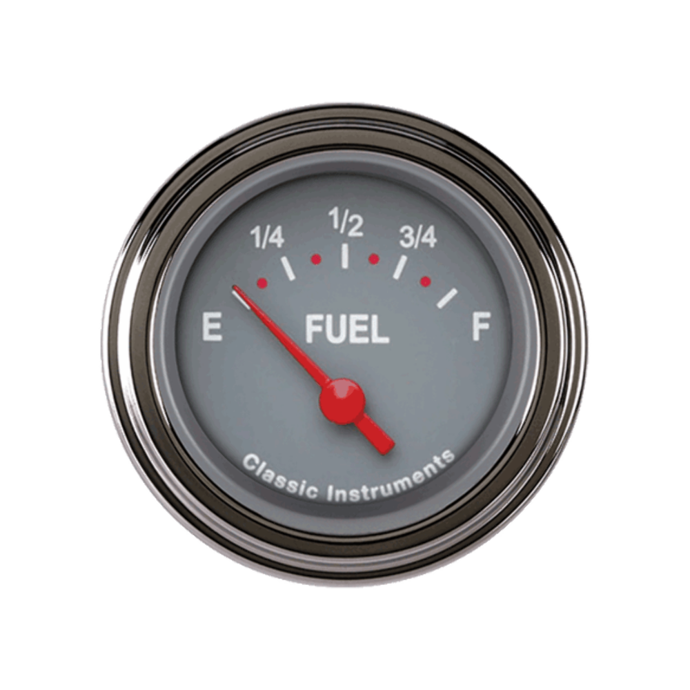 Tetra Series, Gray Fuel Gauge 0-90 TE12GSLF