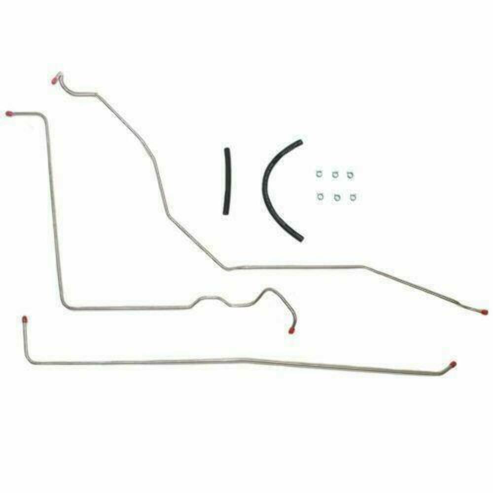 1971-1972 Chevrolet C10 2WD 5/16 Fuel Vapor Line Kit-TGL7103SS - Pre-Bent Fuel Lines Car Part People