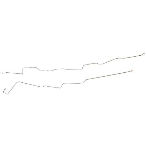 Ford F-150 2004-08 Intermediate Brake Lines Short Bed Ext Cab Stainless TIN0441SS-CP
