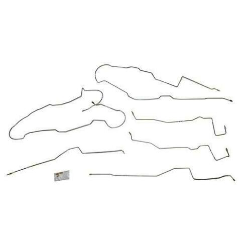 Fits 2011-15 Ford F-350 Crew Cab/Long Bed, Intermediate Brake Set; TIN1241SS