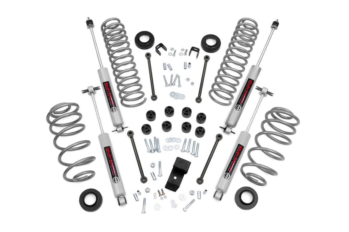 2003-2006 Jeep Wrangler 3.25 Inch Lift Kit - 4 Cyl - Jeep Wrangler TJ (03-06)/Wrangler Unlimited (04-06) - 643.2
