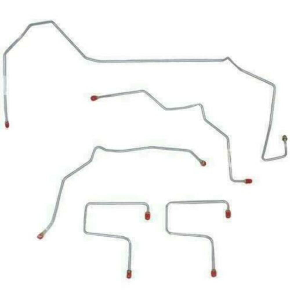 For GMC Jimmy 2001-2005 Front Brake Line Kit 4WD Front-TKT0105OM-CPP - Front Lines Car Part People