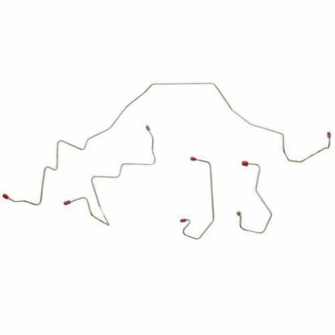 2001-03 Ford F-150 Front Brake Line Kit 2WD Rear Disc Stainless - TKT0141SS