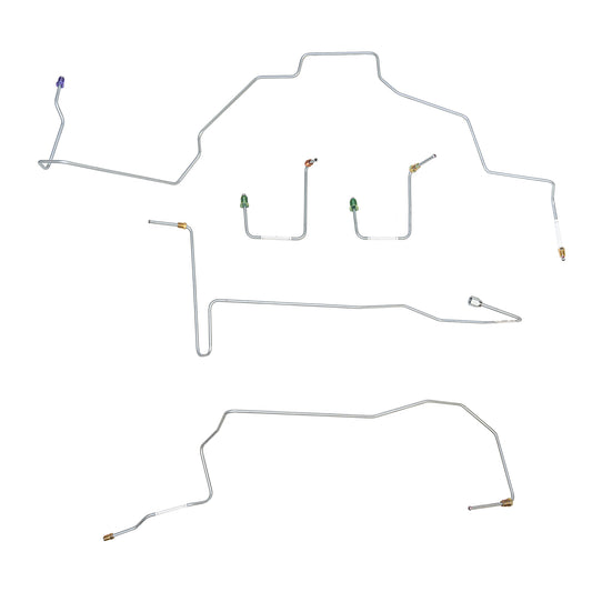 01-02 Ford Explorer Sport Trac 4wd Front Brake Line Kit Steel TKT0145OM - Front Lines Car Part People