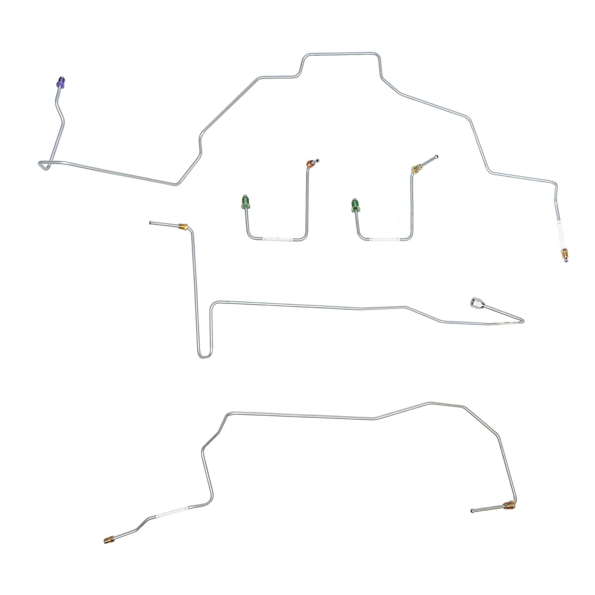 01-02 Ford Explorer Sport Trac 4wd Front Brake Line Kit Stainless TKT0145SS - Front Lines Car Part People