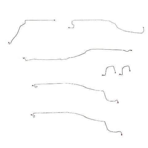 03-04 Chevrolet Silverado 1500 Front Brake Line Kit RWD Rear Disc