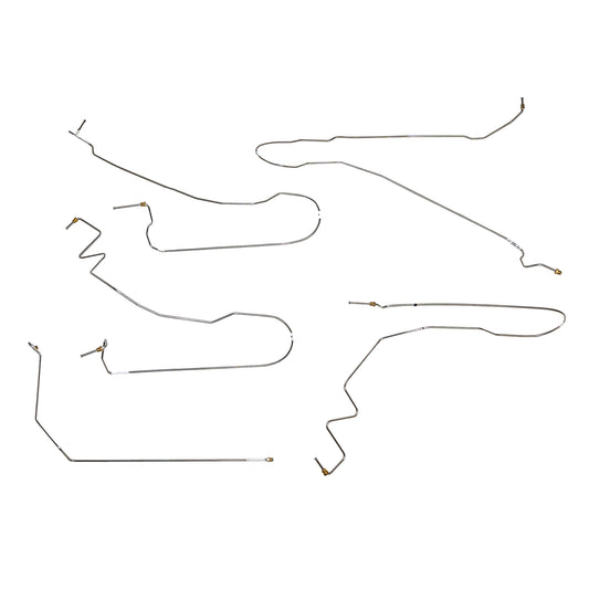05-07 Chevrolet Silverado 1500 Front Brake Line Kit 2WD Stainless Steel TKT0305SS