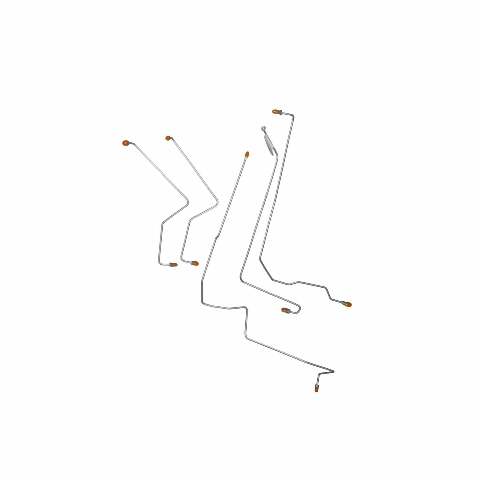 2004-05 Ford F-150 Front Brake Line Kit No Traction Control TKT0441OM