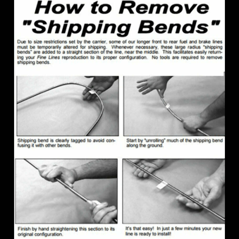 Front Brake Line Kit for 2006-08 Ford F-150 2WD TKT0442OM