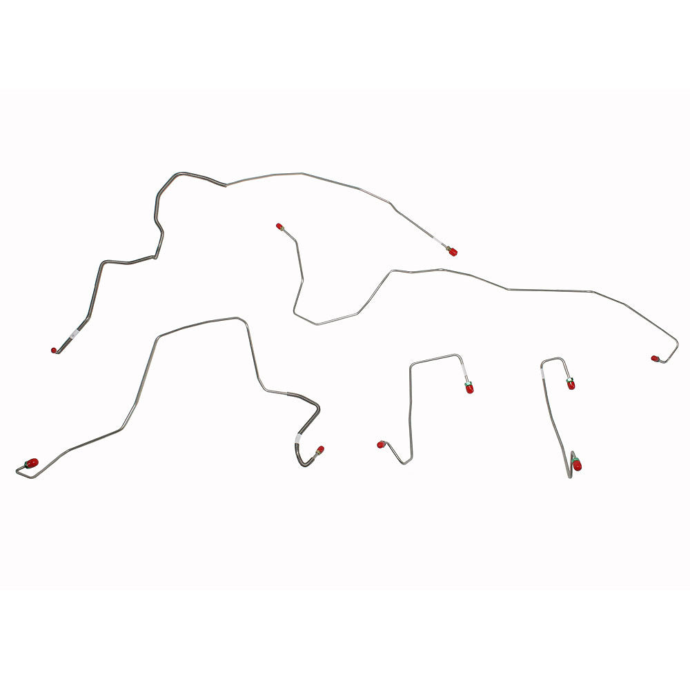 05-06 Ford F-250 Super Duty Front Brake Line 4WD Stainless Steel-TKT0541SS - Front Lines Car Part People