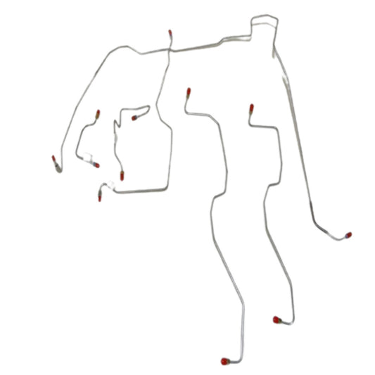 2006-2010 Ford Explorer Front Brake Line Kit Steel TKT0641OM