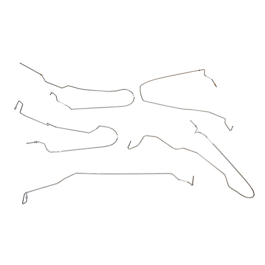 07-08 GMC Sierra 1500 Front Brake line Kit 4WD No Traction Control Rear Drum - Front Lines Car Part People