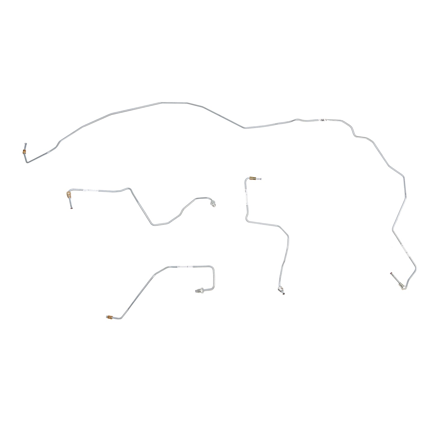 Ford Front Brake Line Kit; Fine Lines-TKT0841OM - Brake Hoses Car Part People