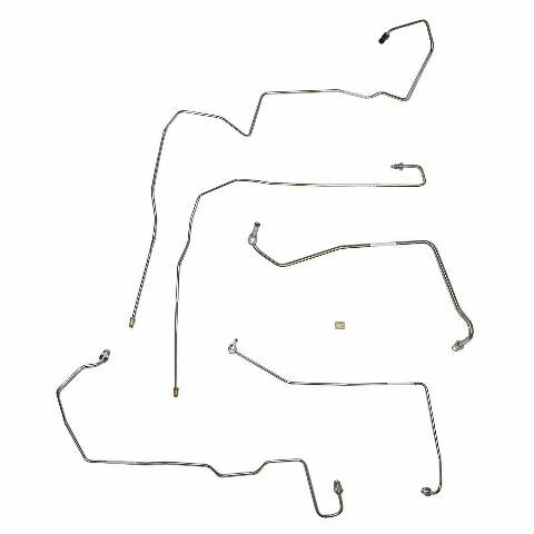 Fits 2012-13 Ford F-150, Front Brake Line Kit; S/S TKT1301SS
