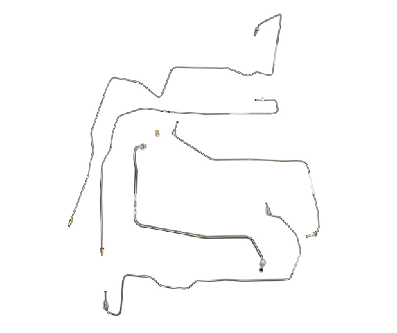 15-17 Ford F-150, Front Brake Kit; Stainless Fine Lines TKT1541SS