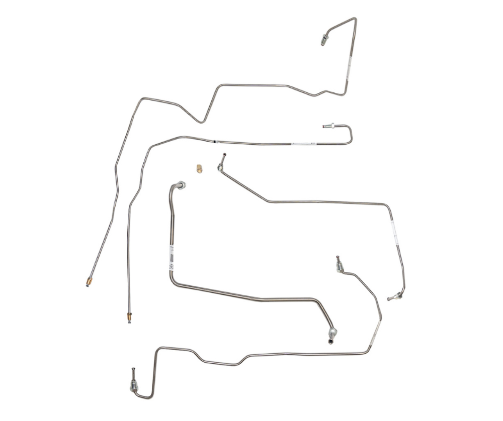 15-17 Ford F-150, Front Brake Kit; Stainless Fine Lines TKT1541SS