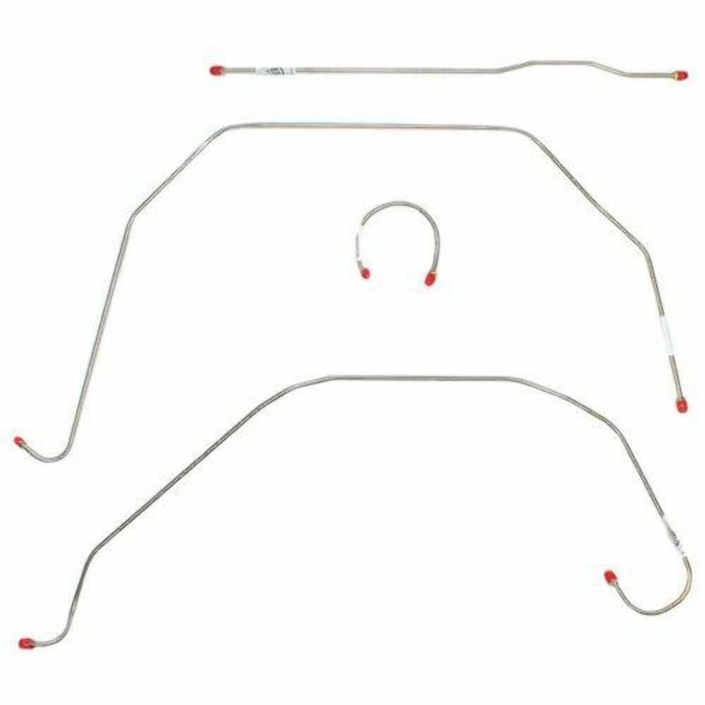 1947-50 Chevrolet Series I 1/2 Ton Front Brake Line Kit Front 4 Piece -TKT4701OM - Front Lines Car Part People
