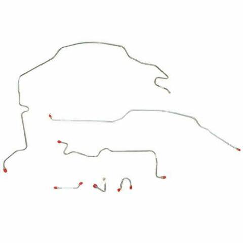 67-70 Chevrolet C10 Front Brake Line Kit 2WD Standard Brakes Stainless TKT6702SS