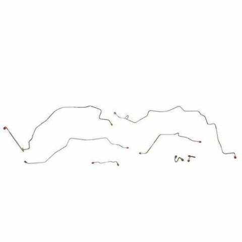 Front Brake Line Kit for 1967-1970 Chevrolet C10 w/ Power Brakes Stainless TKT6704SS