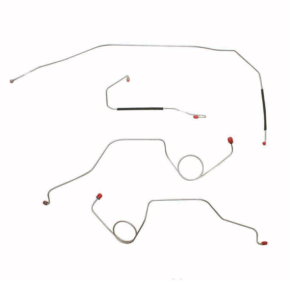 Fine Lines TKT6711OM - Front Brake Line Kit Standard Disc Brakes for 1967-1970 Chevrolet C10 - Front Lines Car Part People