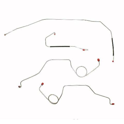 Fine Lines TKT6711OM - Front Brake Line Kit Standard Disc Brakes for 1967-1970 Chevrolet C10