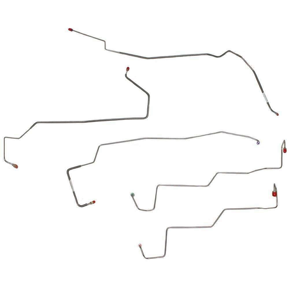 1999-2001 Ford F250 SD Front Brake Line Kit AWABS Gas Engine TKT9942OM