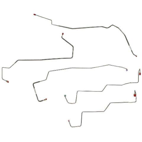 99-01 Ford F250 SD Front Brake Line Kit Stainless Steel