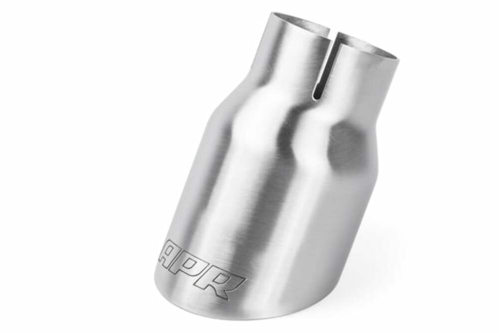 Fits 2017-24 718 Boxster Porsche Double-Walled 3.5"Cut Tips (Silver)-Set TPK0007