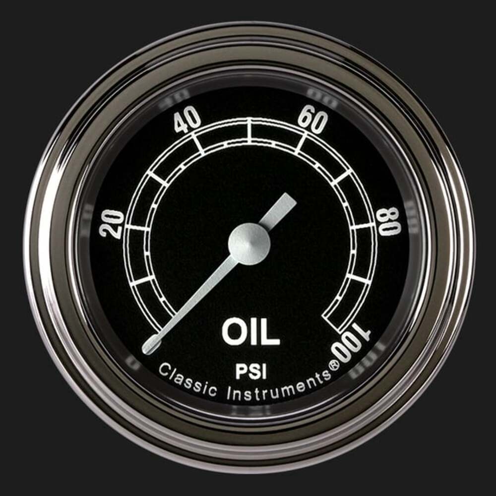 Traditional 2 1/8" Oil Pressure Gauge TR181SLF
