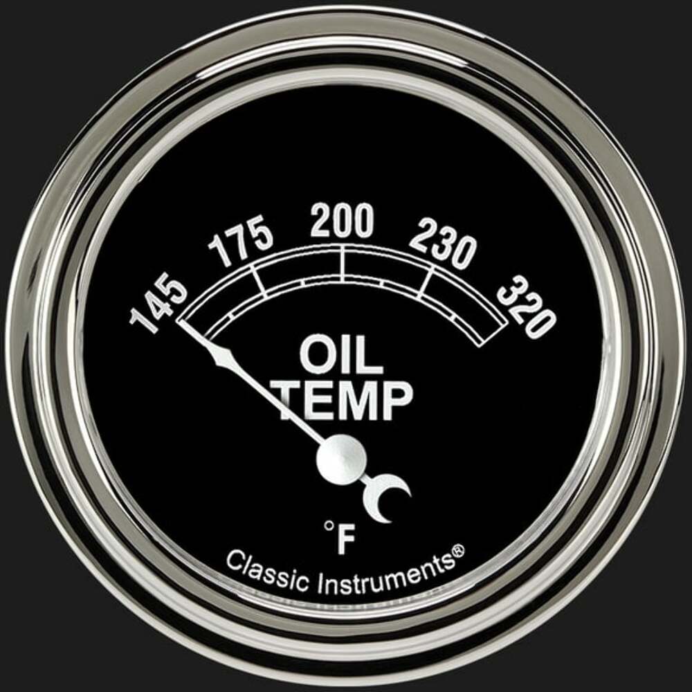 Traditional 2 5/8" Oil Temperature Gauge TR228SLF